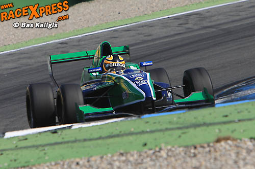 Steijn Schothorst in actie in Hockenheim